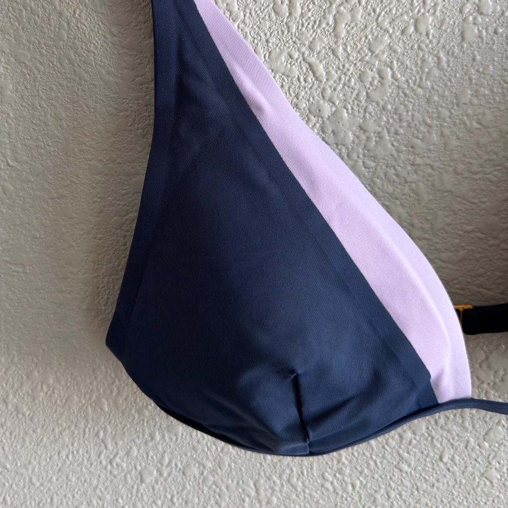 L*SPACE Finneas Bikini Top in Slate & Lily - Picture 7 of 13